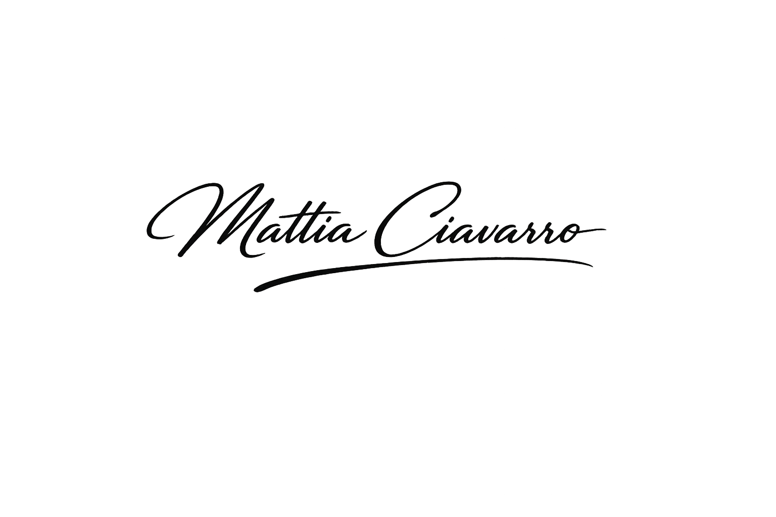 Firma Mattia Ciavarro
